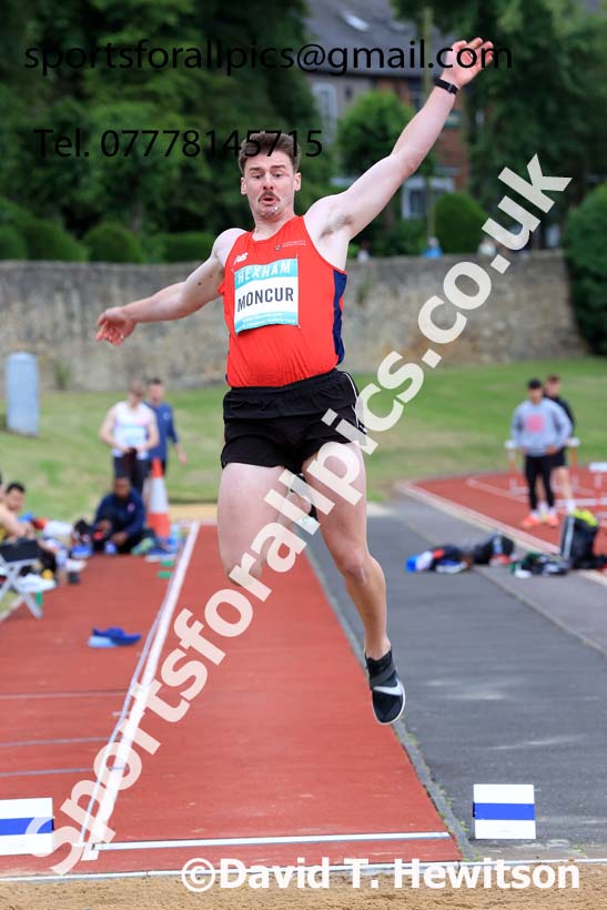Decathlon Long Jump, 2024 EAP International Combined events, Hewcham, Northumberland.  Photo: David T. Hewitson/Sports for All Pics